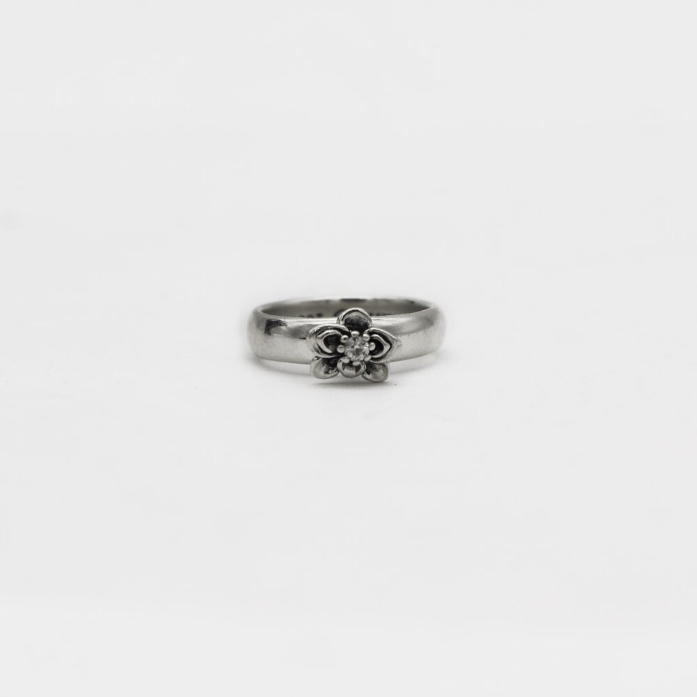 HALIA Fantastic Flower Notes Silver 925 Stacking Ring